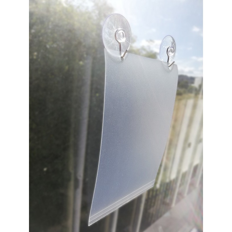 Double Sided Window Display Pocket | Picture Hanging Company UK