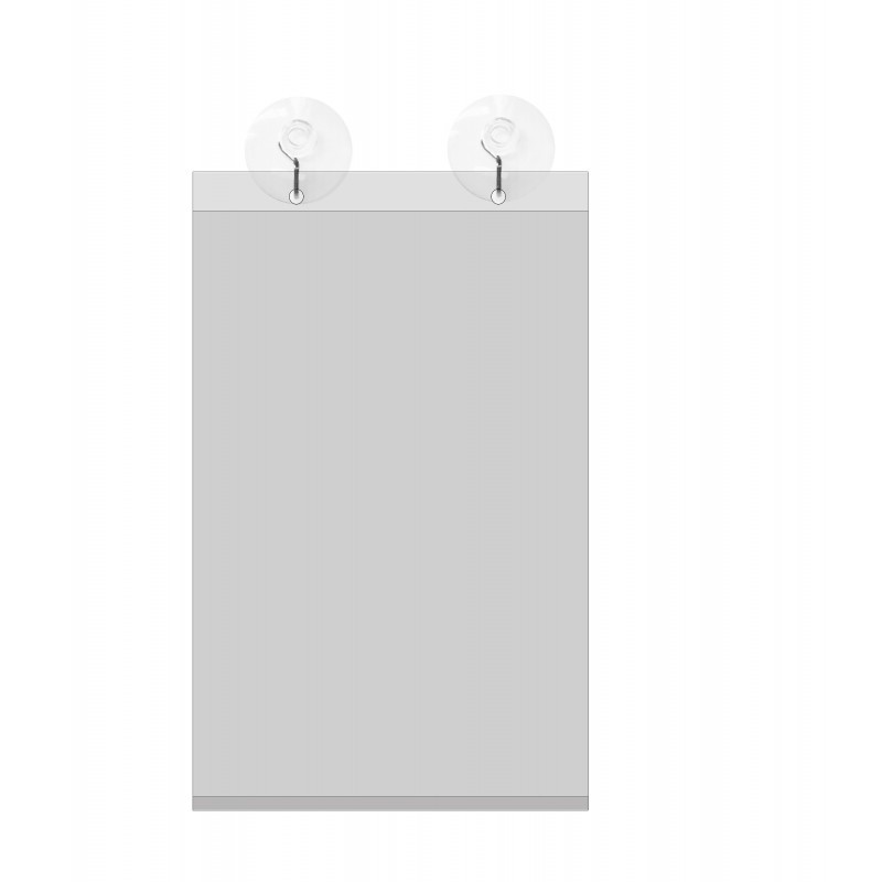 Double Sided Window Display Pocket | Picture Hanging Company UK