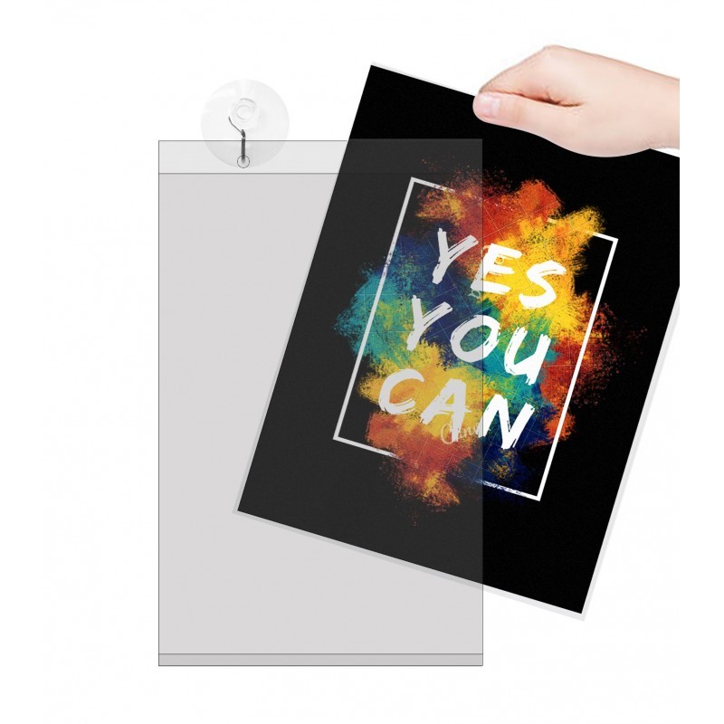 Double Sided Window Display Pocket | Picture Hanging Company UK
