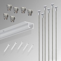 ceiling picture rail hanging pictures from ceiling with wire art gallery hanging kit all in one