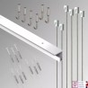 3m C Rail 'All-inclusive' Ceiling Track Gallery Kit for sale in UK 3m C Rail 'All-inclusive' Ceiling Track Gallery Kit for sale in UK