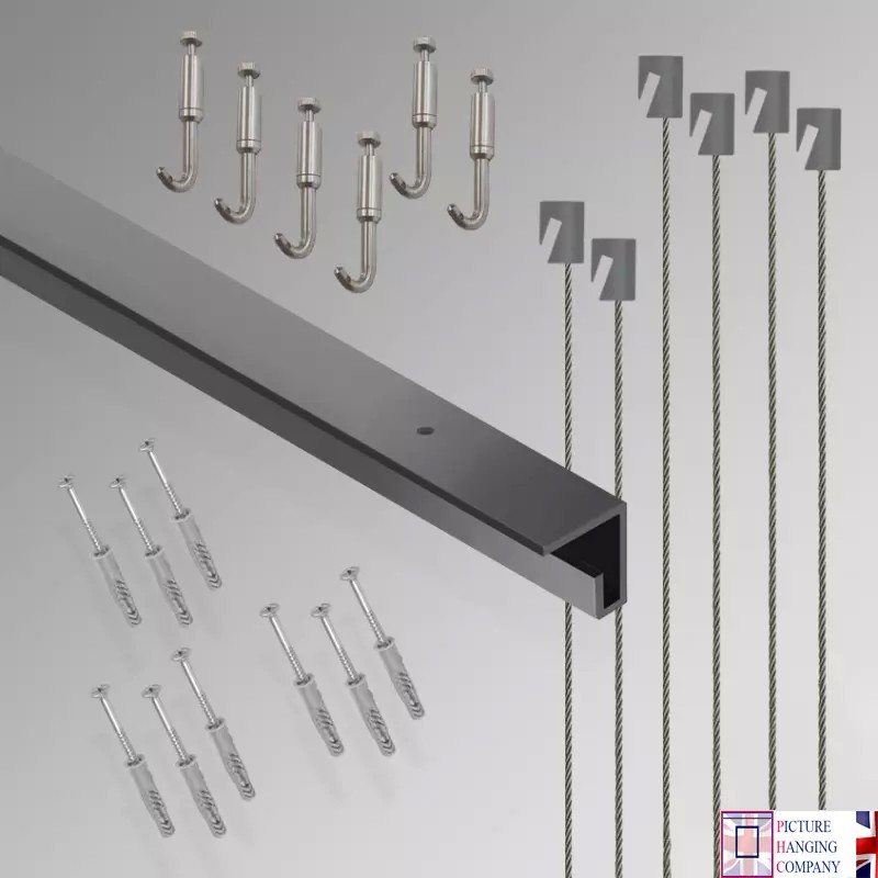 3m C Rail 'All-inclusive' Ceiling Track Gallery Kit for sale in UK