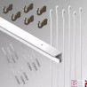 3m C Rail 'All-inclusive' Ceiling Track Rod Kit for sale in UK