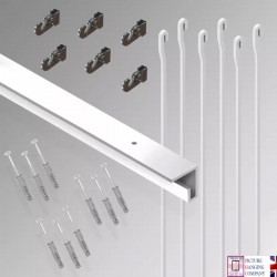 3m C Rail 'All-inclusive' Ceiling Track Rod Kit for sale in UK