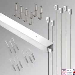 3m P Rail 'All-in-one' Gallery Ceiling Track System Kit for sale online in UK