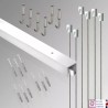 3m P Rail 'All-in-one' Gallery Ceiling Track System Kit for sale online in UK 3m P Rail 'All-in-one' Gallery Ceiling Track System Kit for sale online in UK