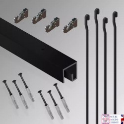 picture rails uk 2m P Rail 'Complete kit' Ceiling Track Hanging Rod Set  for sale online in UK
