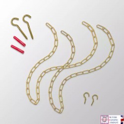 Ceiling Hanging Chain Kit (Gold)
 for sale online in UK