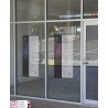 White Acrylic Poster Hanger Strips with Suction Cup A4, A3, A2, A1, A0 Landscape and Portrait for sale in UK