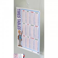 White Acrylic Poster Hanger Strips with Suction Cup A4, A3, A2, A1, A0 Landscape and Portrait for sale in UK