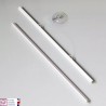 White Acrylic Poster Hanger Strips with Suction Cup A4, A3, A2, A1, A0 Landscape and Portrait for sale in UK