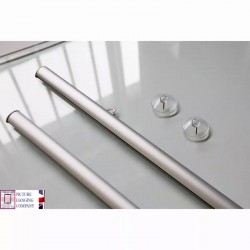 Silver Aluminium Poster Hanging Kit with Suction Hook A4,A3,A2,A1,A0, B0, B1, B2 , B3 for sale in UK
