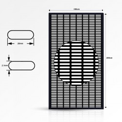 Grid Black Steel Screen Partition metal room partition metal panel room divider online for sale