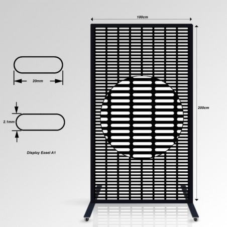 free standing room divider mesh wall decorative for expo office shops