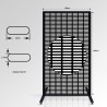 free standing room divider mesh wall decorative for expo office shops