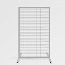 silver free standing room divider mesh wall decorative for expo office shops