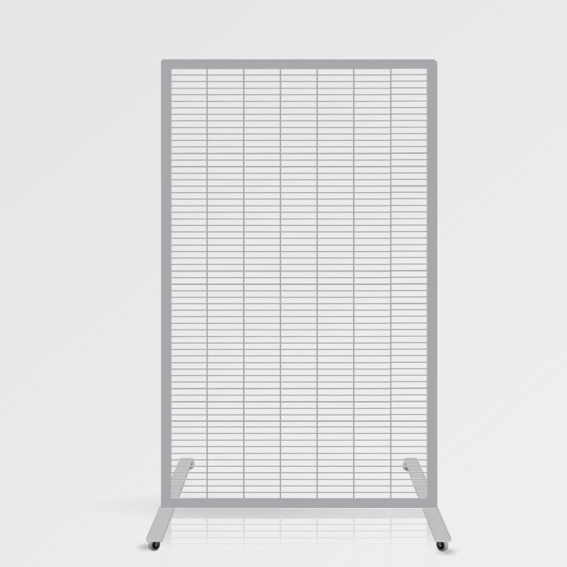 silver free standing room divider mesh wall decorative for expo office shops