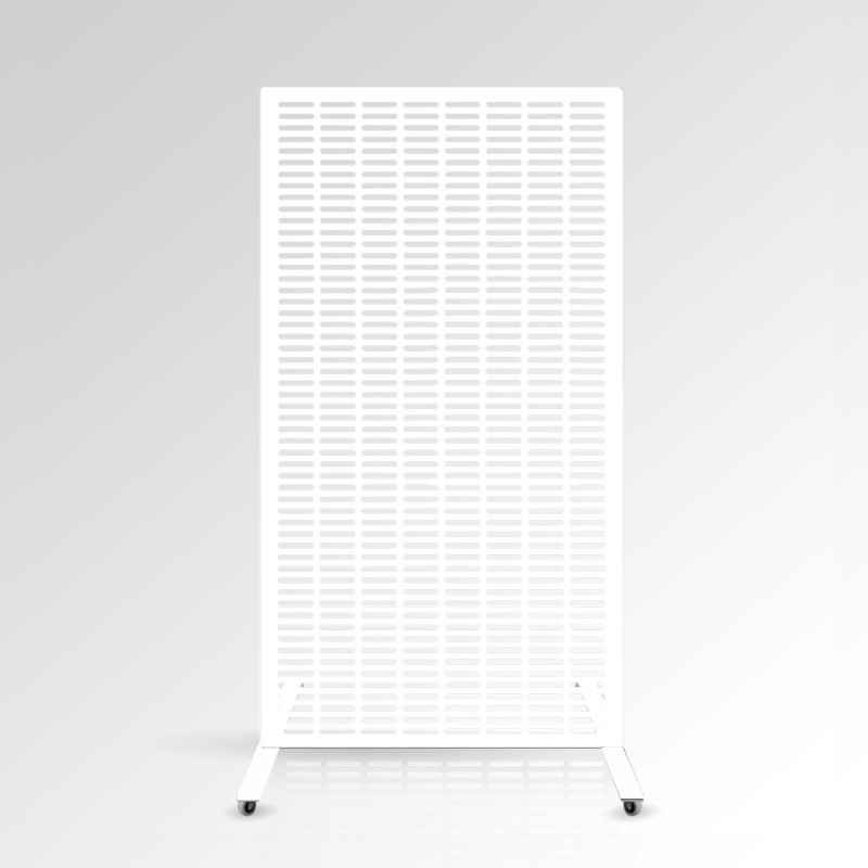 white free standing room divider mesh wall decorative for expo office shops