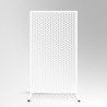 white free standing room divider mesh wall decorative for expo office shops