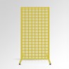 Gold Color free standing room divider mesh wall decorative for expo office shops