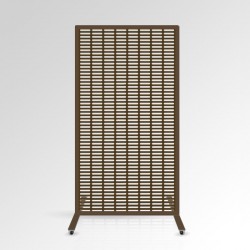 Free Standing Room Divider Meshwall Decorative Panel with Castors