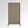 Free Standing Room Divider Meshwall Decorative Panel with Castors