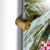 Wall Mount Art Supports - Steel Plate Art Supports (8mm, Side Edge Grip)