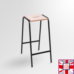 Laboratory Stool, Wooden Top (School Lab High Chair)Including Bracket) for sale online in UK