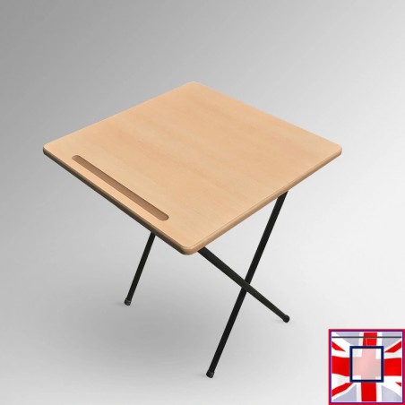Folding Exam Desk (Small School Table) (Including Bracket) for sale online in UK