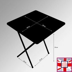 Dimensions of Folding Exam Desk (Small School Table) (Including Bracket) for sale online in UK