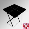 Dimensions of Folding Exam Desk (Small School Table) (Including Bracket) for sale online in UK