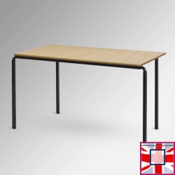 Rectangular Beechwood Wooden Stackable School Table -for sale online in UK
