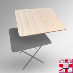 Square Tabletop Replacement 60x60cm - Renew Your Foldable Exam Desk (Colour: Beechwood)  for sale online in UK