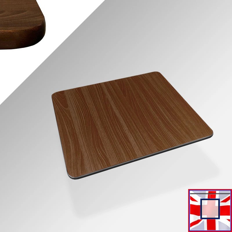 Square Tabletop Replacement 60x60cm - Renew Your Foldable Exam Desk (Colour: darkoak)  for sale online in UK