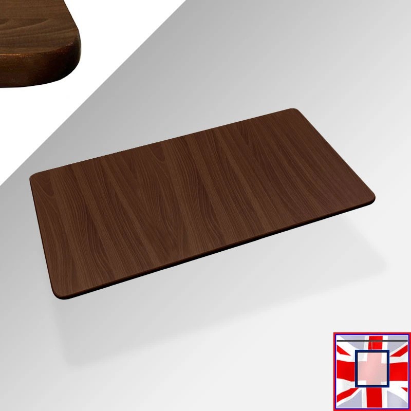 Rectangular Table Replacement Top 110x55cm - Renew Stackable School Tables (Colour: Dark Oak & ) for sale online in UK