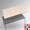 Rectangular Table Replacement Top 110x55cm - Renew Stackable School Tables (Colours: Red, Blue, Green, Dark Oak & Beechwood)