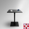 Small Stone Bistro Table, 60cm - Square Granite Tabletop (Seats 2 People) for sale online in UK