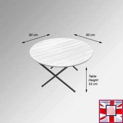 Round Folding Kids Table - Children's Play School Furniture (Ages 3 to 9 Years)
for sale online in UK
