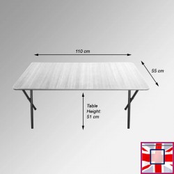 Long Folding Kids Table - Children's Play School Furniture (Easy Storage) for sale online in UK