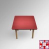 Kids Coloured Wood Table - Children's Desk for Learning & Playtime (Red) for sale online in UK
