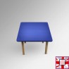 Kids Coloured Wood Table - Children's Desk for Learning & Playtime (Blue) for sale online in UK