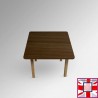 Kids Coloured Wood Table - Children's Desk for Learning & Playtime (Walnut) for sale online in UK
