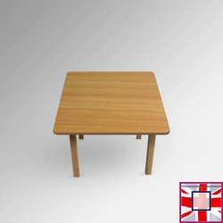 Kids Coloured Wood Table - Children's Desk for Learning & Playtime (Beechwood) for sale online in UK