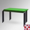 Rectangular Lime Green Stackable School Table - Green Wooden Classroom Table Top for sale online in UK