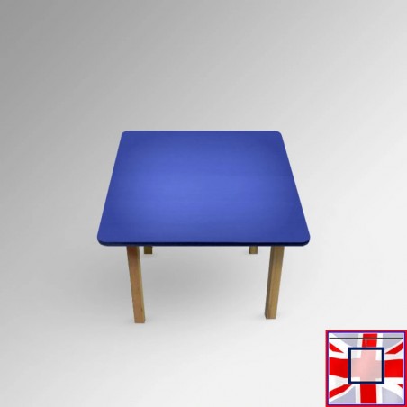 Kids Coloured Wood Table - Children's Desk for Learning & Playtime  Blue, for sale online in UK