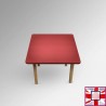 Kids Coloured Wood Table - Children's Desk for Learning & Playtime (red) for sale online in UK