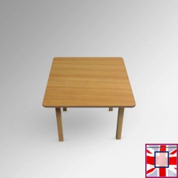 Kids Coloured Wood Table - Children's Desk for Learning & Playtime (Beechwood) for sale online in UK