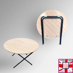 Round Folding Kids Table & Party Chairs Set - Children's Activity Furniture