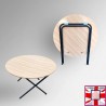 Round Folding Kids Table & Party Chairs Set - Children's Activity Furniture