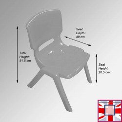 Long Folding Kids Table & Party Chairs Set - Children's Activity Furniture for sale online in UK